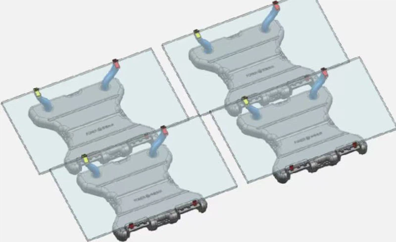 Kit di montaggio del pannello solare del tetto piatto